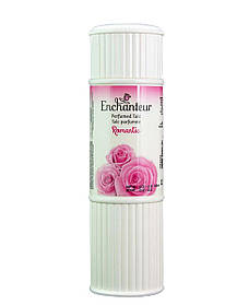 Тальк пудра для тіла парфумована з трояндою Enchanteur Romantic Perfumed Talc 125 г