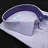 Сорочка чоловіча, прямого покрою, з коротким рукавом, FITMENS FS-001226 LILA 90% бавовна 10% поліестер 3XL(Р), фото 3