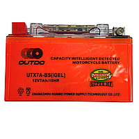 Аккумулятор Outdo UTX7A-BS iGEL 12V7Ah/10HR гелевый с индикатором