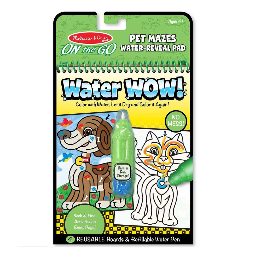 Дитяча чарівна водна розмальовка "Лабіринти" (Pet Mazes) ТМ Melіssa & Doug MD9484