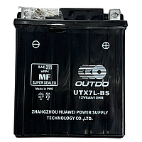 Акумулятор Outdo UTX7L-BS 12V6Ah/10HR кислотний вузький високий