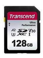 Карта памяти Transcend SD 128GB C10 UHS-I U3 A2 R160/W90MB/s 4K