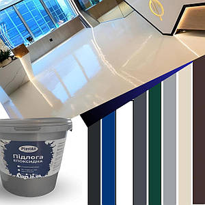 Наливна підлога для підприємств та складів 4.5 кг 8 кольорів на вибір