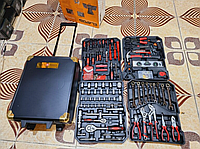 Хороший ручной набор инструментов 408 с трещоткой и ключями рожковыми качественный для мужчин