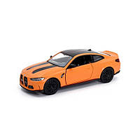 Инерционная машинка "BMW M4 CSL" Uni-fortune 554069M(Е) матовый оранжевый 1:36, World-of-Toys