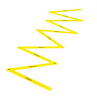 Лестница координационная-зигзаг Agility Smart Criss-Cross Ladder Meta 1000011975 желтый 4 м, World-of-Toys