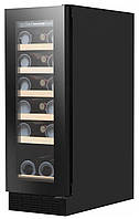 Холодильник Philco для вина, 81х30х57, холод.отд.-58л, зон - 1, бут-19, диспл, подсветка, черный