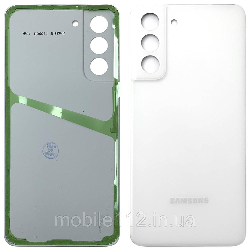 Задня кришка Samsung Galaxy S21 FE 5G G990B (біла оригінал Китай), фото 1