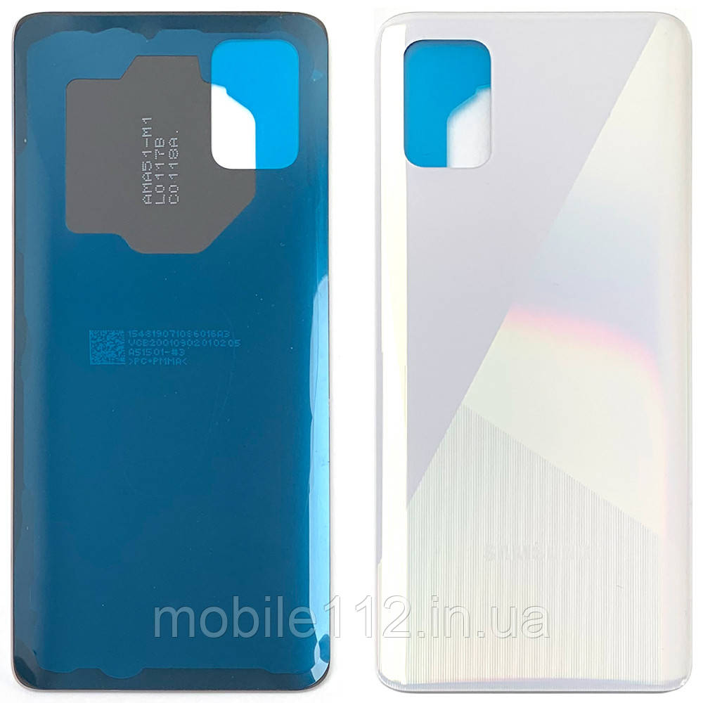 Задня кришка Samsung Galaxy A51 2019 A515F (біла оригінал Китай), фото 1
