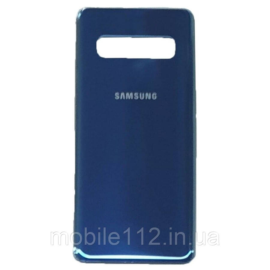 Задня кришка Samsung Galaxy S10 Plus G975F (синя оригінал Китай), фото 1