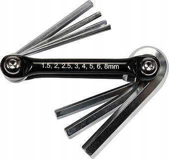 たっけ Ключі Імбусові HEX(mm), TORX, HEX(in) Комплект 3 набори 24