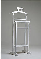 Вішалка напольна деревяна Білого кольору