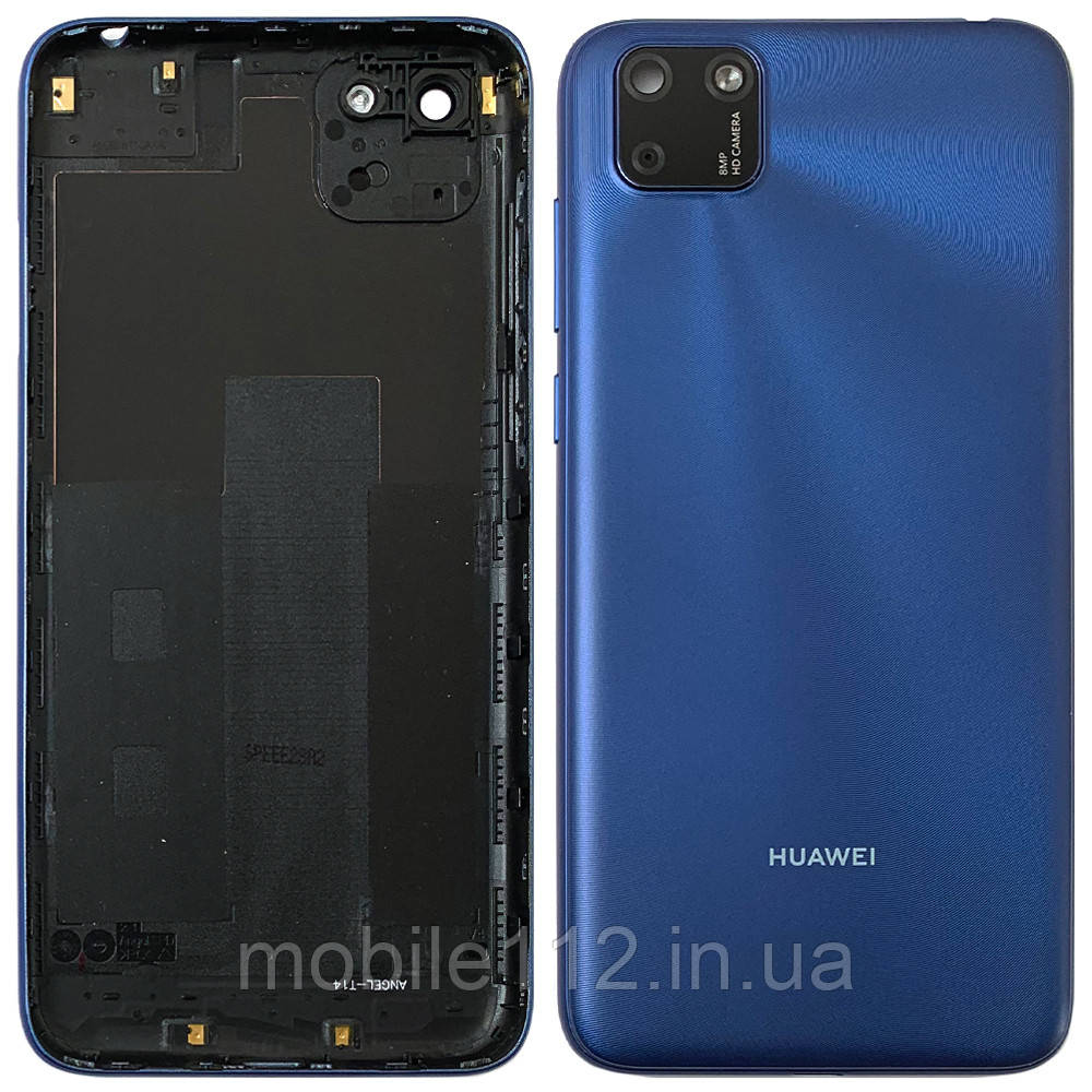 Задня кришка Huawei Y5p 2020 DRA-LX9 синя оригінал Китай