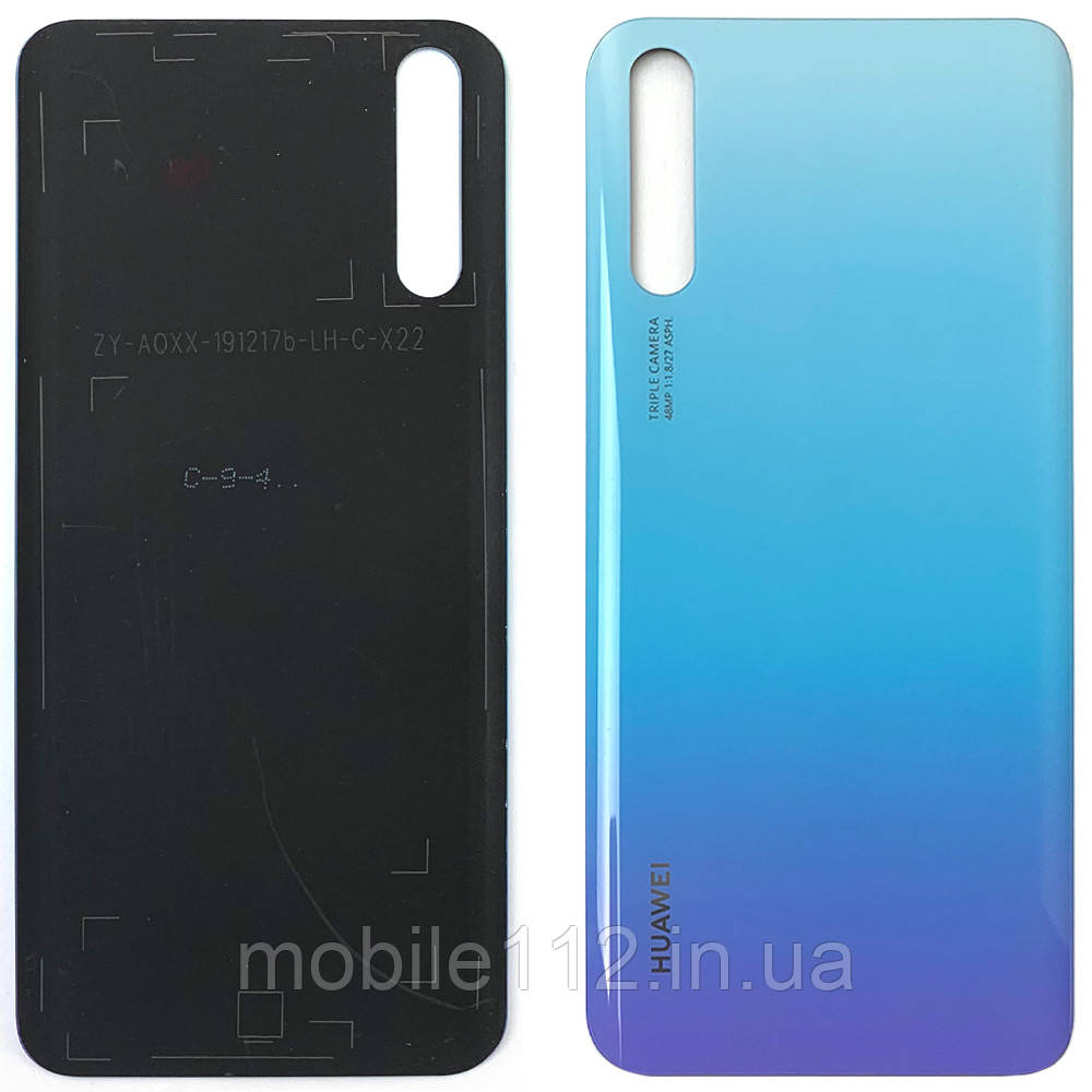 Задня кришка Huawei Y8p 2020 AQM-LX1 синя оригінал Китай