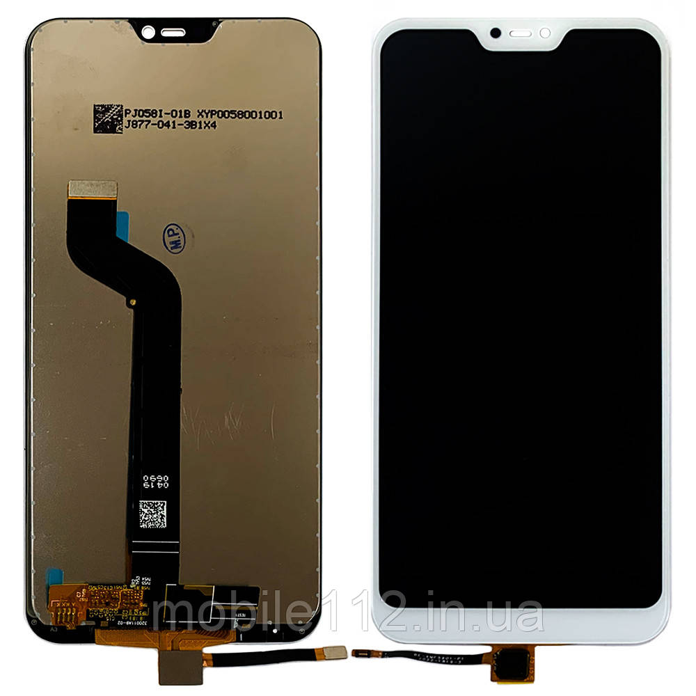Екран (дисплей) Xiaomi Mi A2 Lite, Redmi 6 Pro m1805d1sg з тачскріном білий оригінал Китай