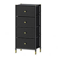 Комод побутовий LUMINARIA ELEGANCE BLACK 4B