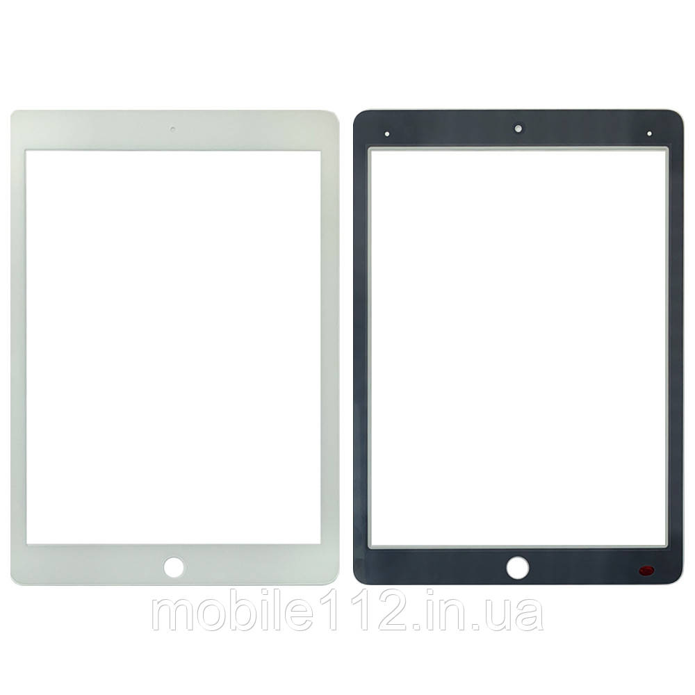 Скло дисплея Apple iPad Pro 9.7" біле OCA Pro з плівкою
