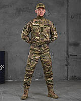 Тактический летний уставной костюм Мультикам 4 в 1 военная форма мужской туристический комплект