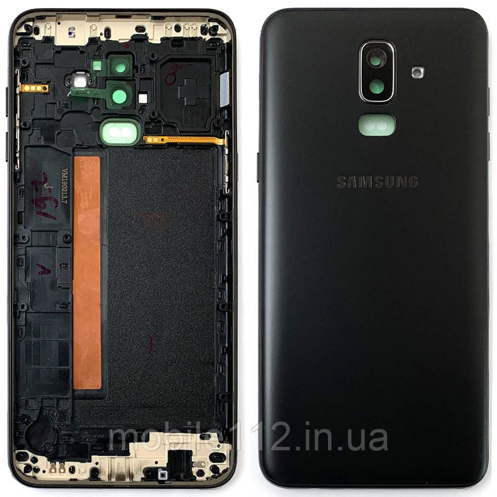Корпус кришка Samsung Galaxy J8 Plus 2018 J805 чорна оригінал Китай