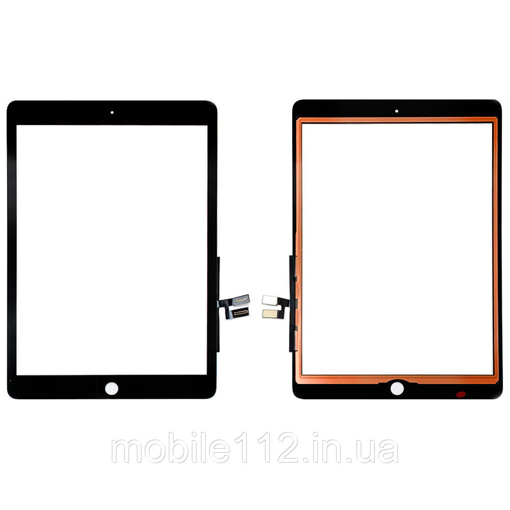Сенсор (тачскрін) Apple iPad 10.2" 2019 iPad 7, iPad 10.2" 2020 iPad 8 чорний оригінал Китай