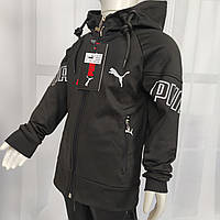 Дитячий чорний спортивний костюм Puma для хлопчика
