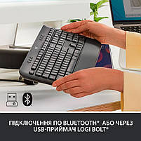 Клавіатура Logitech Signature K650 USB/Bluetooth UA Graphite (920-010945), фото 5