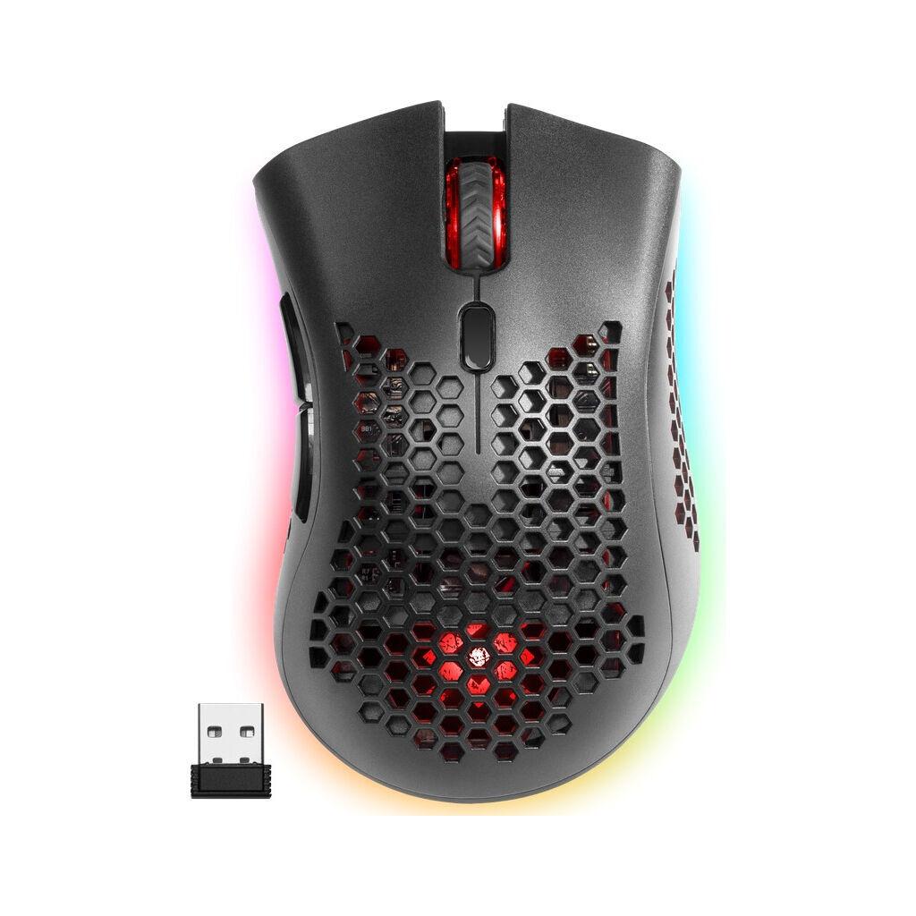 Мишка Defender Warlock GM-709L RGB Wireless Black