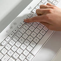 Клавіатура Logitech Signature K650 USB/Bluetooth UA Off-White (920-010977), фото 4