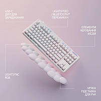 Клавіатура Logitech G715 Aurora Wireless Gaming GX Red Lightspeed/Bluetooth UA Off-White (920-010692, фото 7