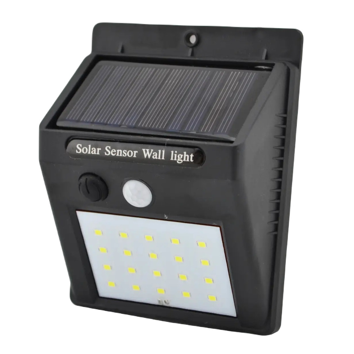 Вуличний світильник на сонячній батареї RIAS 609-20 20 SMD з датчиком руху Black (3_04969)
