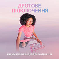 Клавіатура Logitech G713 Aurora Gaming GX Red USB UA Off-White (920-010678), фото 5