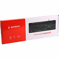 Клавіатура Gembird KB-UM-106-UA USB Black (KB-UM-106-UA), фото 4