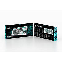 Клавіатура Aula F3287 Keycap KRGD Blue USB UA White/Grey (6948391240688), фото 6