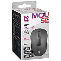 Мишка Defender Hit MM-495 Wireless Black (52495), фото 5