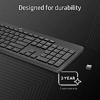 Клавіатура HP 230 Wireless UA Black (3L1E7AA), фото 4