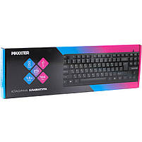 Клавіатура Maxxter KBM-U01-UA USB Black (KBM-U01-UA), фото 4
