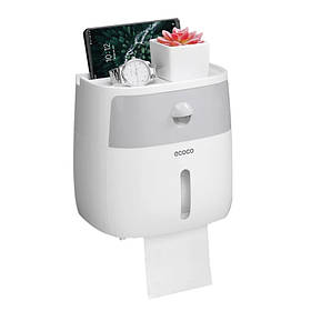 Тримач для туалетного паперу Ecoco Towel Holder, що клеїться White (3_04970)