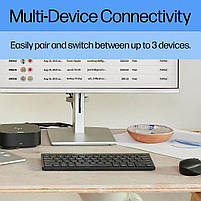 Клавіатура HP 350 Compact Multi-Device Bluetooth UA Black (692S8AA), фото 5