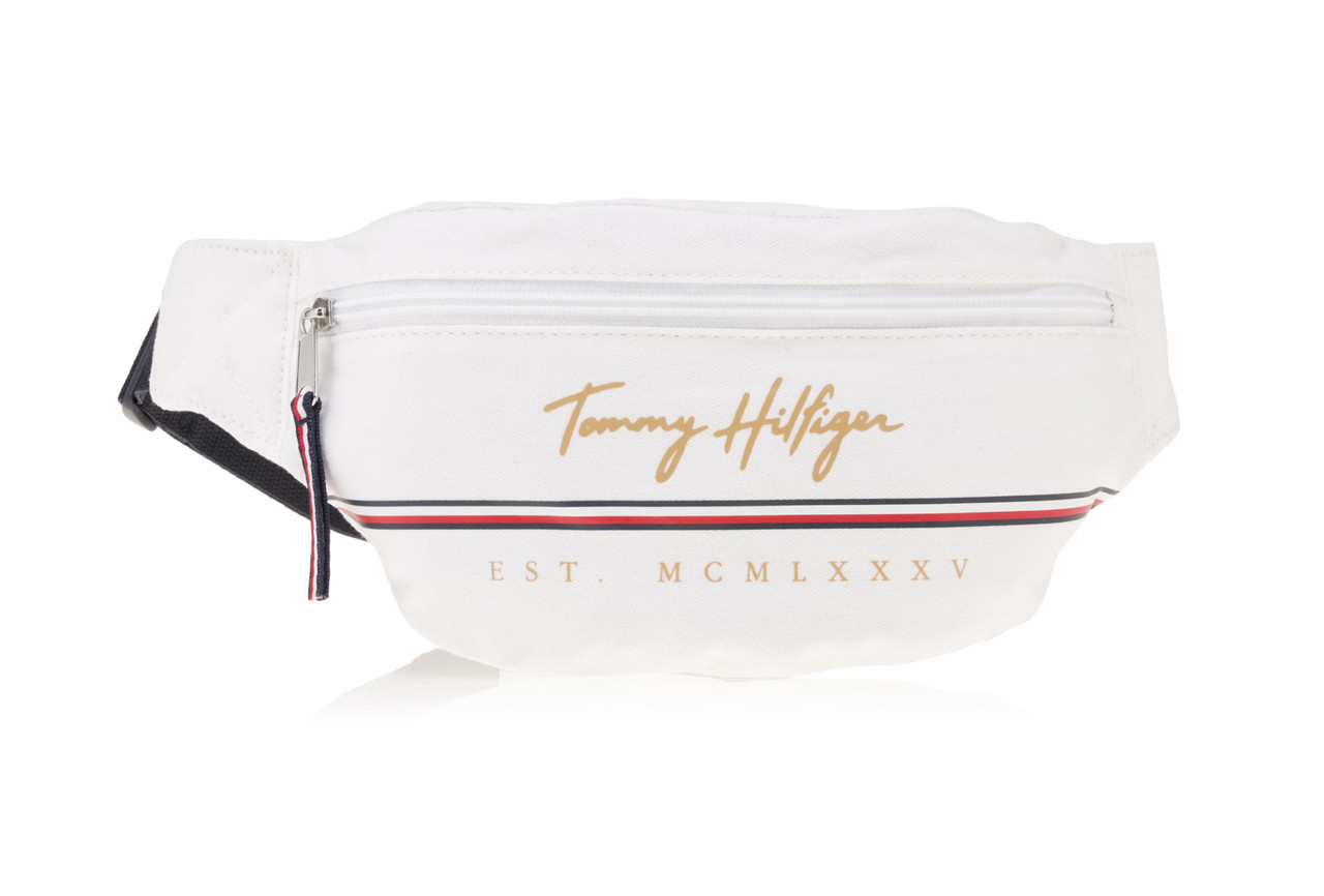 Поясна сумка Tommy Hilfiger бананка слінг 1159804643 (Білий, One size)