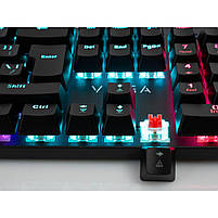 Клавіатура Vinga KBGM-101 LED Red Switch USB Black (KBGM-101 Black), фото 8
