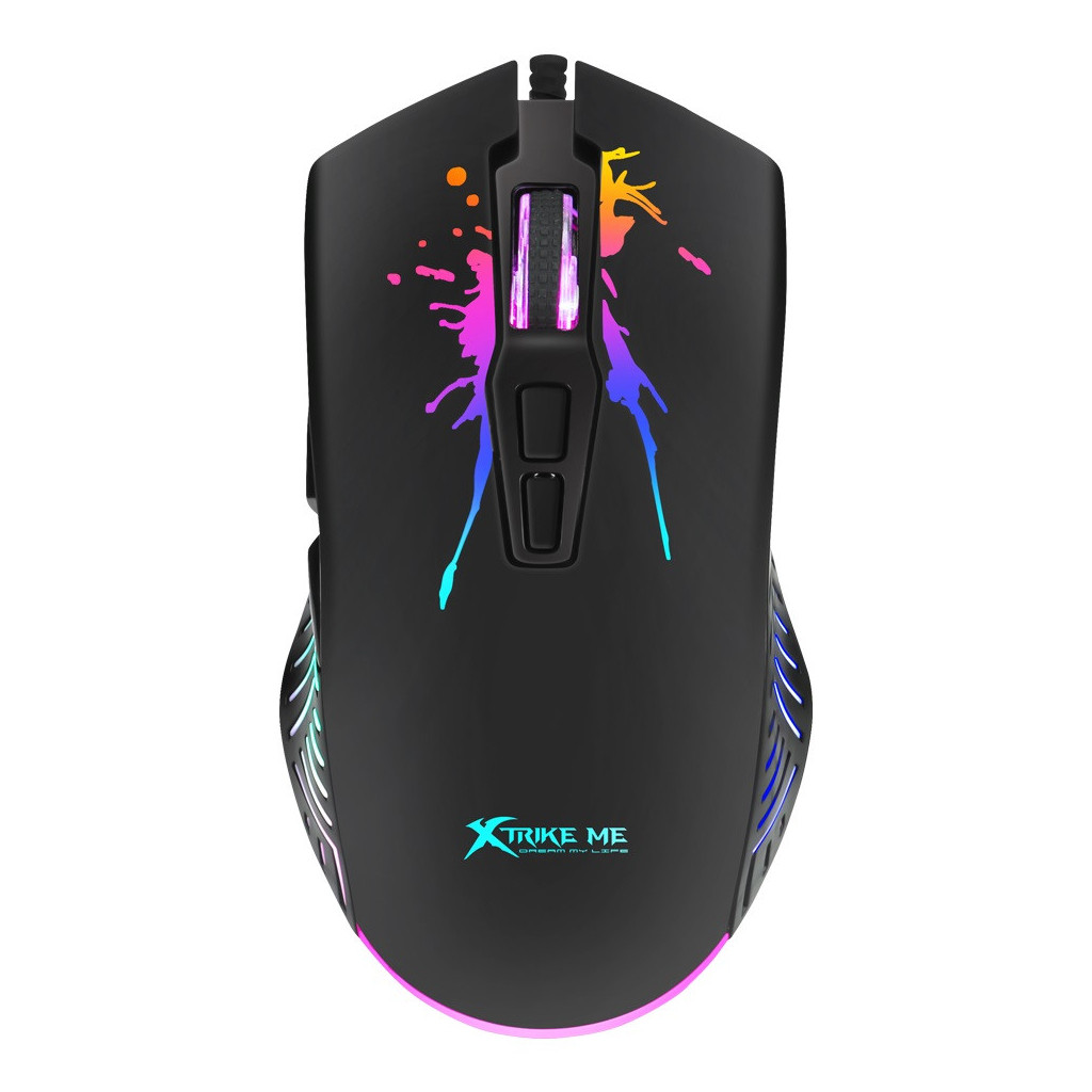 Мишка Xtrike ME GM-215 RGB-LED USB Black
