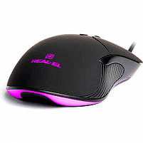 Мишка REAL-EL RM-295 USB Black, фото 8