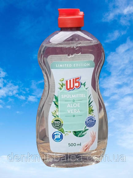Гель для миття посуду Алое Вера W5 Aloe Vera Spulmittel 500 мл