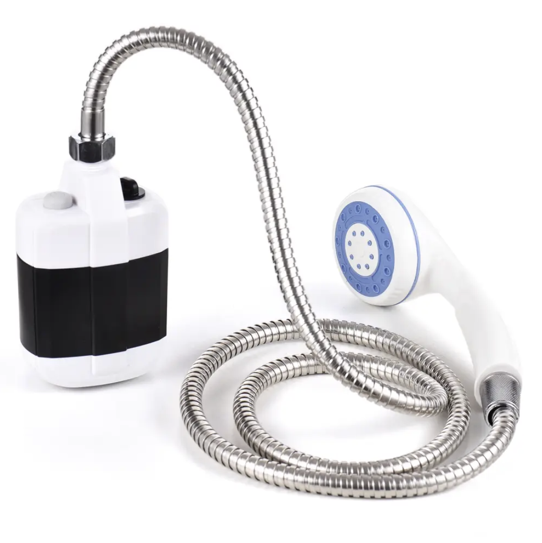 Портативний душ для кемпінгу з помпою на акумуляторі, фото 1