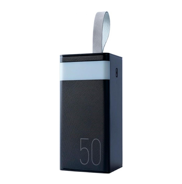 УМБ Павербанк із швидкою зарядкою 50000mAh PD20W+QC22.5W Remax RPP-321 Chinen Series з ліхтарем Чорний