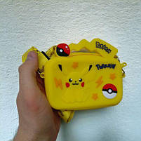 Сумочка силіконова "Покемон Пікачу" (жовта) [tsi240121-TSI], фото 2