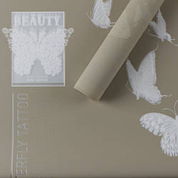 Калька 58х58 см для квітів із малюнком паковання 5 шт.