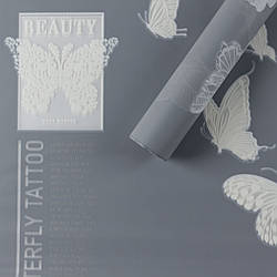 Калька 58х58 см для квітів із малюнком паковання 5 шт.