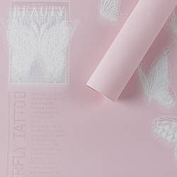 Калька 58х58 см для квітів із малюнком паковання 5 шт.