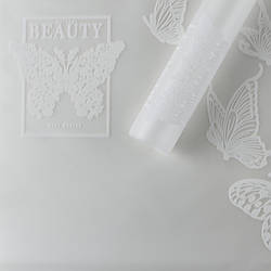 Калька 58х58 см для квітів із малюнком паковання 5 шт.